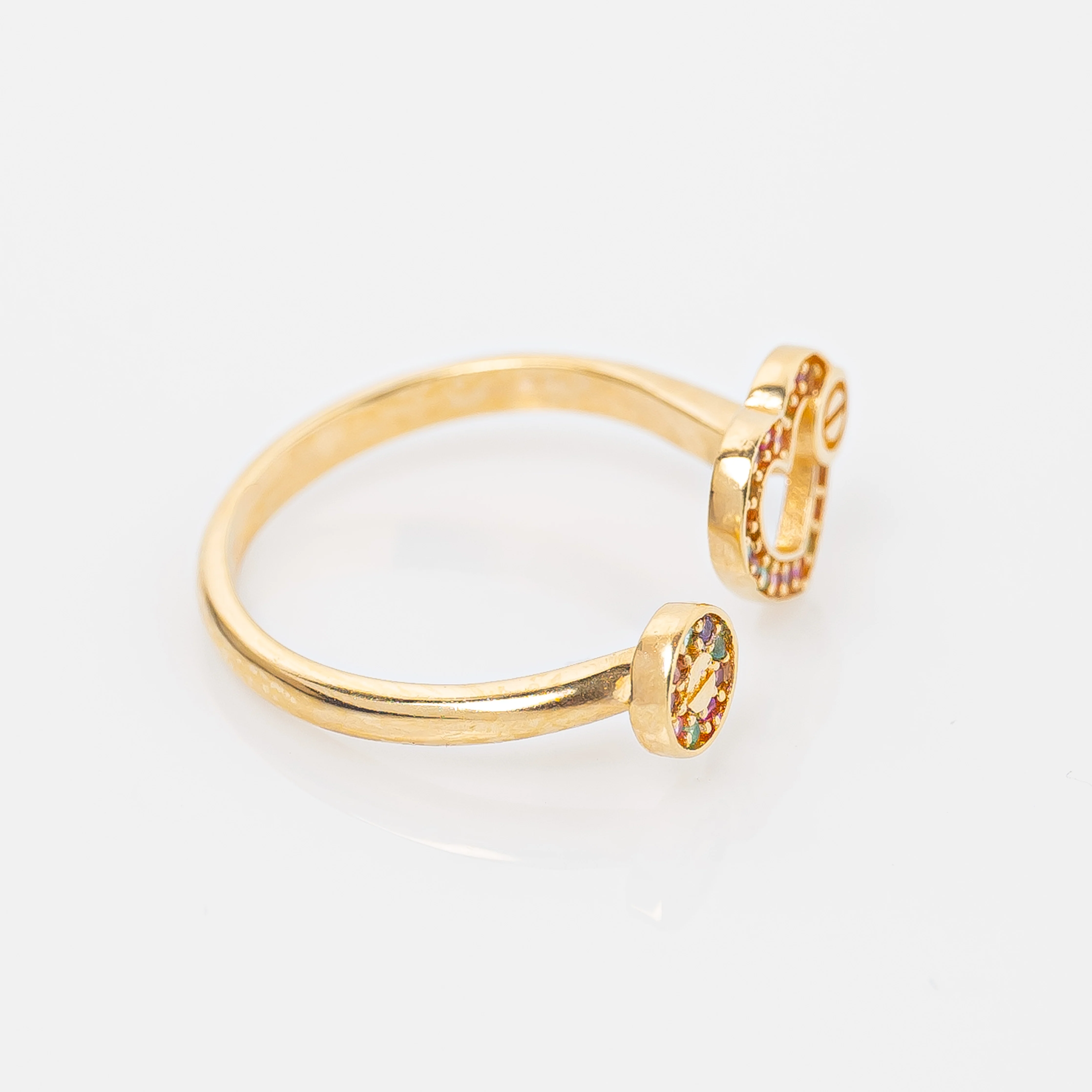 Anillo Corazon Clavo Talla 7 1/2 - Image 3